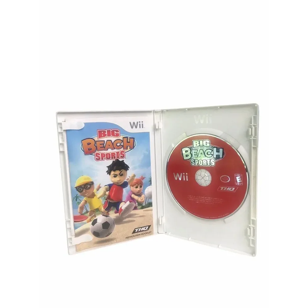 Wii Big Beach Sports Game- with‎ Case & Instruction Booklet